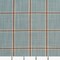 Cornflower Windowpane - Blue Plaid Upholstery Fabric 54 Inches"